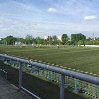 Photo taken at Стадион РЦОП по футболу БГУ by Artemiy (Wellwod) N. on 5/17/2019