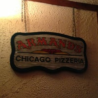 Photo taken at Armand&amp;#39;s Chicago Pizzeria by R. D. on 4/4/2013