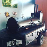 Photo taken at BOS BBQ - Barbecue Kitchen &amp;amp; Bar by Jeff P. on 2/19/2016