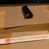 Photo taken at KazuNori: The Original Hand Roll Bar by Cat C. on 7/25/2023