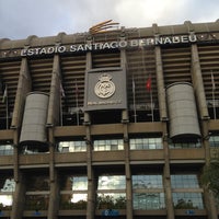 Photo taken at Santiago Bernabéu Stadium by Celine Elise S. on 5/9/2013