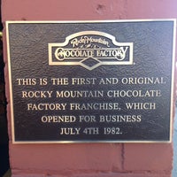 Photo taken at Rocky Mountain Chocolate Factory by Andrew C. on 11/23/2012