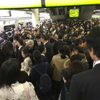 Photo taken at Platforms 1-2 by Hiro M. on 10/30/2017