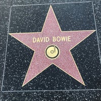 Photo taken at David Bowie&amp;#39;s Star, Hollywood Walk of Fame by Deborah M. on 4/15/2019