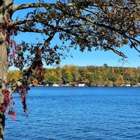Photo taken at Lake Hopatcong by Allie on 10/17/2020