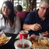 Photo taken at Raising Cane&amp;#39;s Chicken Fingers by Jean W. on 10/22/2013
