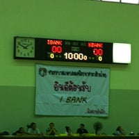 Photo taken at Basketball Court สโมสรธนาคารกสิกรไทย by baggioh O. on 12/23/2012