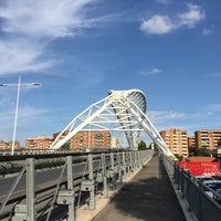 Photo taken at Ponte Settimia Spizzichino by X X. on 9/7/2017