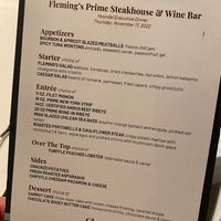 Photo taken at Fleming&amp;#39;s Prime Steakhouse &amp;amp; Wine Bar by Shawn Jiyun K. on 11/18/2022
