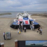Photo taken at Hovertravel by Will H. on 7/27/2018
