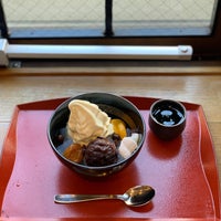 Photo taken at 舟和 本店 喫茶 by Mika O. on 4/1/2023