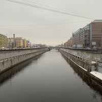 Photo taken at Borovoy bridge by Misha K. on 2/19/2019