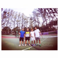 Photo taken at Lapangan Tennis Patra (MARKAS MHI TENNIS) by Be Samyono on 3/7/2016