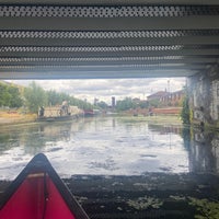 Photo taken at Old Ford Lock by Aisha A. on 7/6/2022