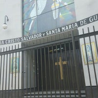 Photo taken at Parroquia de Cristo Salvador y Santa María de Guadalupe by Brenda S. on 5/14/2016