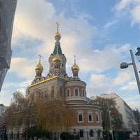 Photo taken at Russisch-Orthodoxe Kathedrale zum Heiligen Nikolaus by Max G. on 11/17/2019