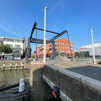 Photo taken at Alphensebrug by Max G. on 9/19/2021