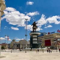 Photo taken at Macedonia Square by Max G. on 7/4/2017