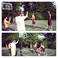 Photo taken at Piedmont Park - Basketball Courts by Kris V. on 6/20/2013