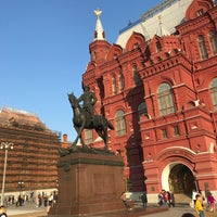 Photo taken at Marshal Zhukov Monument by Алексей on 4/11/2021