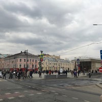 Photo taken at Площадь Мясницкие Ворота by Алексей on 4/20/2019