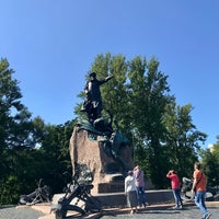 Photo taken at Памятник Адмиралу Макарову by Алексей on 8/6/2021