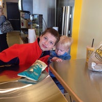 Photo taken at Which Wich? Superior Sandwiches by Heather R. on 5/17/2014