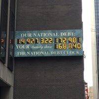 Photo taken at National Debt Clock by David S. on 2/21/2017