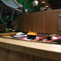Photo taken at Isobune Sushi by Thomas H. on 6/10/2017