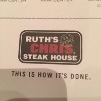 Photo taken at Ruth&amp;#39;s Chris Steak House by Joshua M. on 5/10/2016