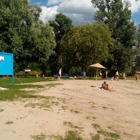 Photo taken at Володарский пляж by Oleg K. on 7/18/2013