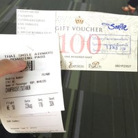 Photo taken at Thai Smile (WE) - Check-in Area by BL . on 8/23/2015