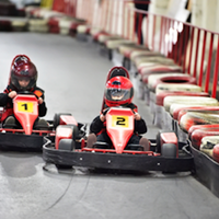 Photo taken at High Voltage Indoor Karting by High Voltage Indoor Karting on 1/15/2015