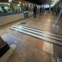 Photo taken at metro Kuntsevskaya, line 3, 4 by Ann Maxim on 12/3/2021