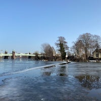 Photo taken at Spandauer See-Brücke by Maria R. on 2/24/2021
