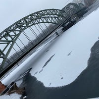 Photo taken at Eiswerderbrücke by Maria R. on 1/18/2021