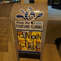 Photo taken at Fountain Square Fountain by Andrew F. on 6/1/2016