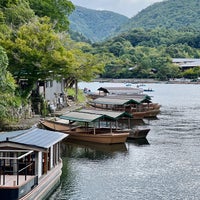 Photo taken at Arashiyama by Ciel K. on 8/23/2023