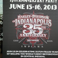 Photo taken at Indianapolis Harley-Davidson by Rew V. on 6/15/2013