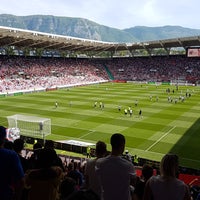 Photo taken at Stade de Genève by Christian P. on 5/25/2017