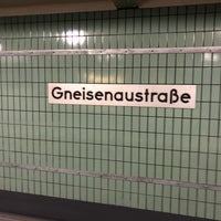 Photo taken at U Gneisenaustraße by Bill K. on 6/14/2019