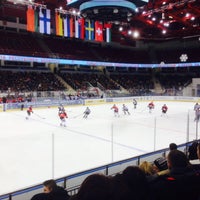 Photo taken at Chizhovka-Arena by Lesia E. on 1/5/2016