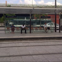 Photo taken at Station Porte de Pantin — Parc de la Villette [T3b] by Pierre-Yves L. on 7/6/2013