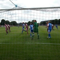 Photo taken at Corinthian-Casuals FC by Andy M. on 8/10/2013