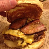 Photo taken at Jake&amp;#39;s Wayback Burgers by Philip M. on 12/1/2012