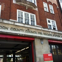 Photo taken at Tooting Fire Station by Sarah O. on 9/29/2012