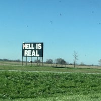 Hell Is Real Sign Public Art Hell Is Real Sign Public Art