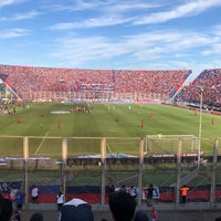 Photo taken at Estadio Pedro Bidegain &amp;quot;Nuevo Gasómetro&amp;quot; (Club Atlético San Lorenzo de Almagro) by Stefanía F. on 1/20/2019