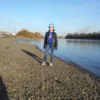 Photo taken at Chiswick Eyot by Keith W. on 11/18/2012
