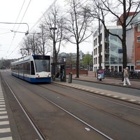 Photo taken at Tramhalte Waterlooplein by Gerard N. on 4/14/2018